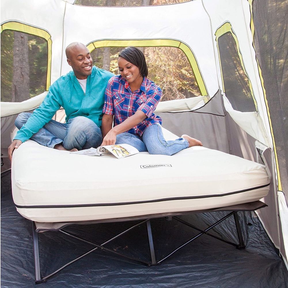 Coleman Airbed is comfortable for 2 people