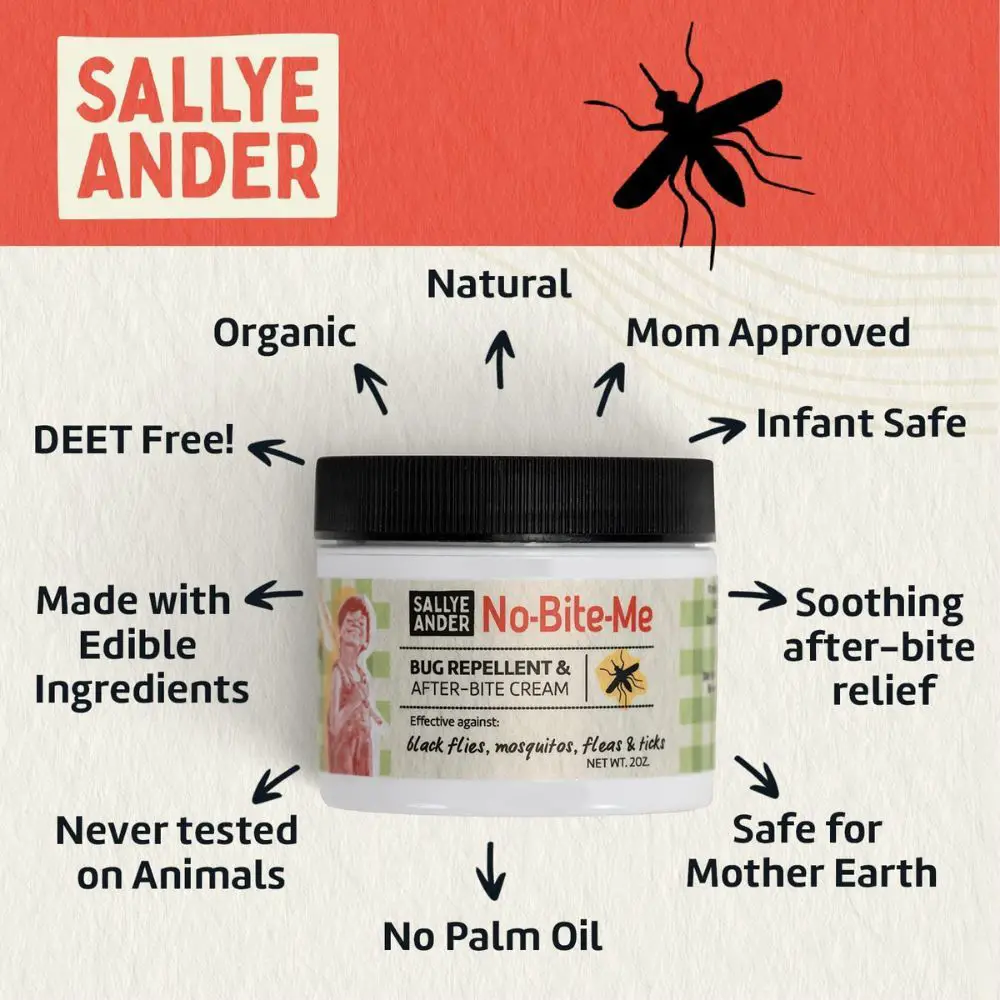 Sallye Ander “No-Bite-Me” All-Natural Bug & Insect Repellent - Anti Itch Cream