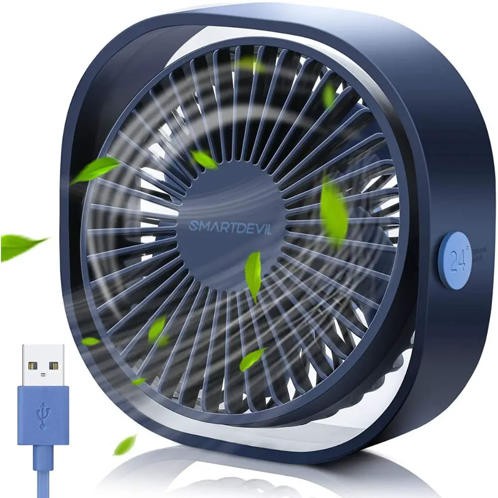 SmartDevil 5-Inch Small Desktop Fan