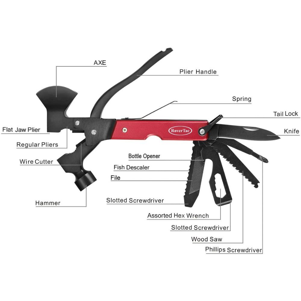 RoverTac Multitool with Hatchet