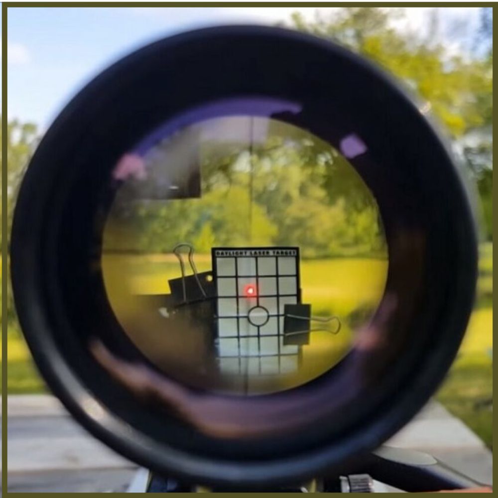 Viewing The Laser Through a Scope. 