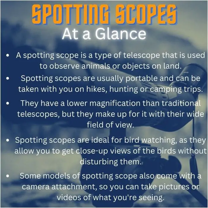 Spotting Scopes at a Glance