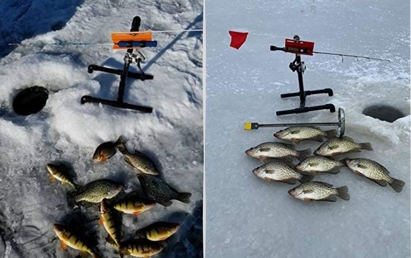 Ice fishing with Tip Downs