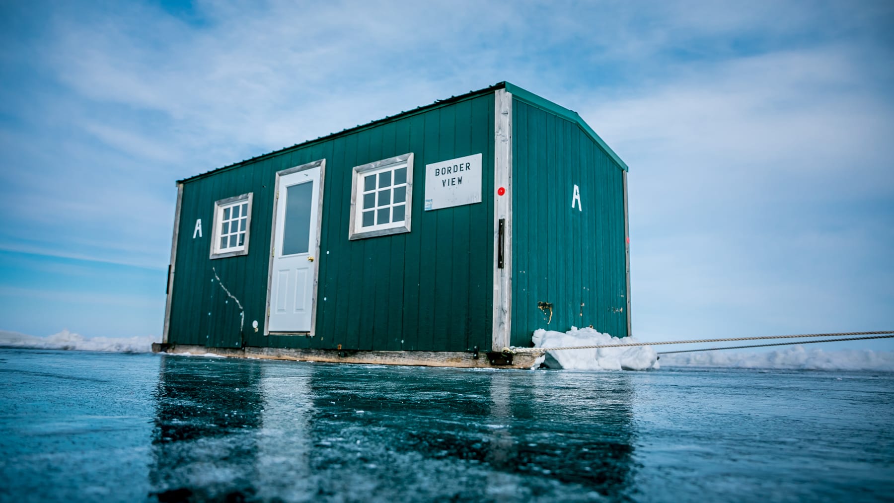 Pick an ice house for a comfortable ice fishing experience 
