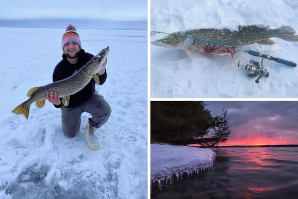  Higgins Lake Ice Fishing